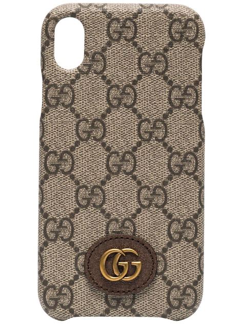 gucci print iphone xr case